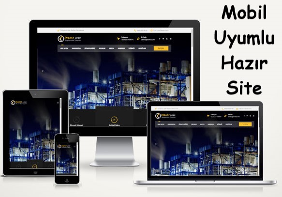 Mobil Uyumlu Hazır Site